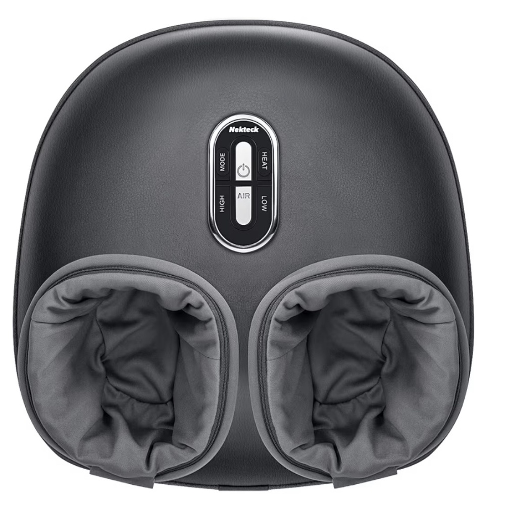 Nekteck Shiatsu Foot Massager with Heat, Air Compression